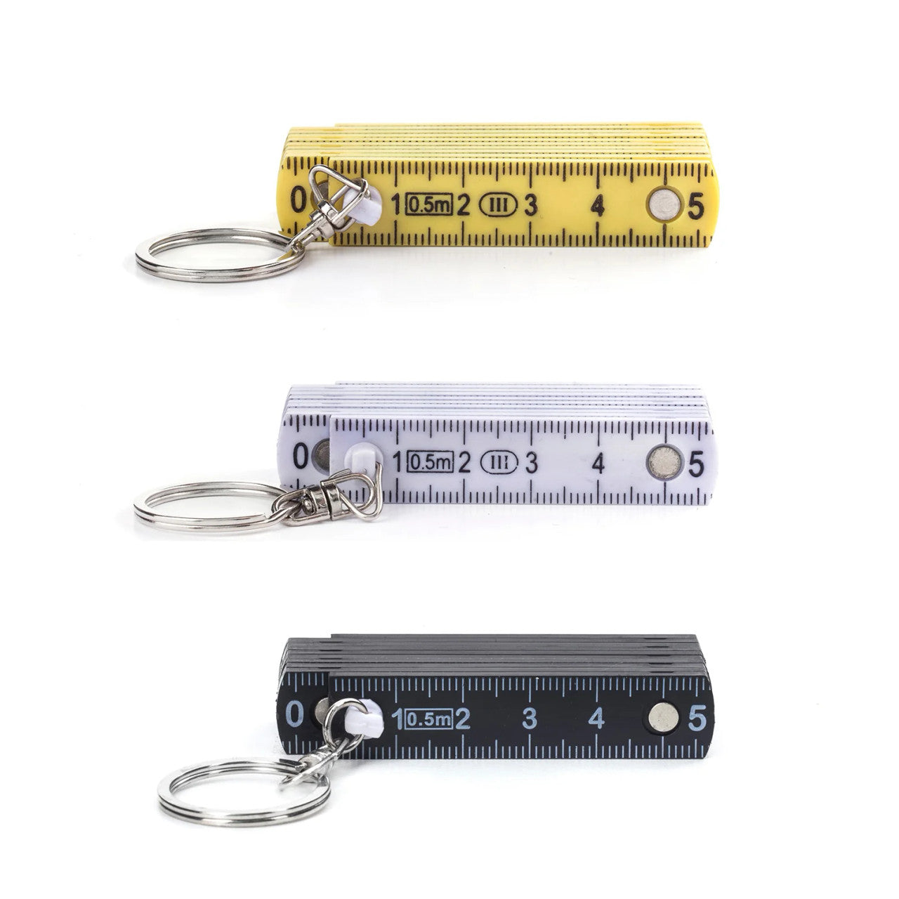 Kikkerland Folding Ruler Keychain Selected at Random)