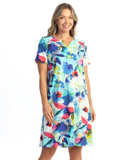 Jess & Jane Charlotte Notch Neck Dress (KS4-2059)