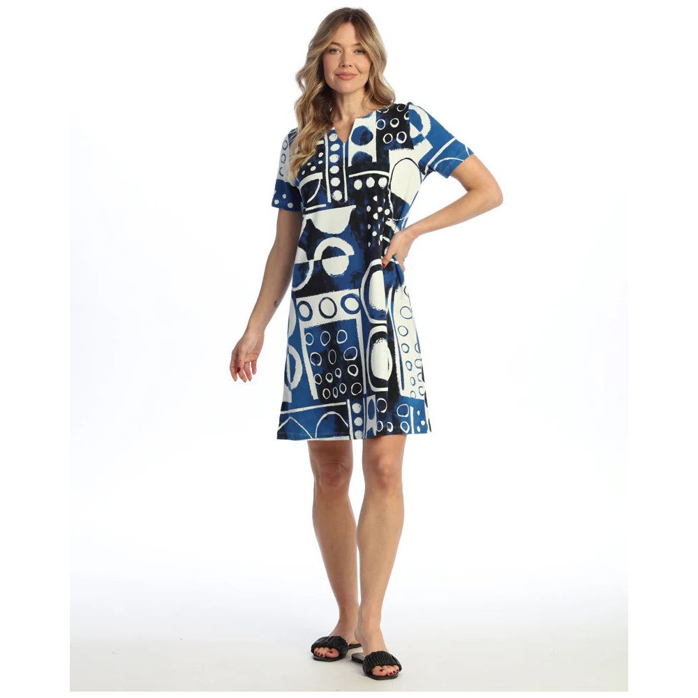 Jess & Jane Dottie Notch Neck Dress