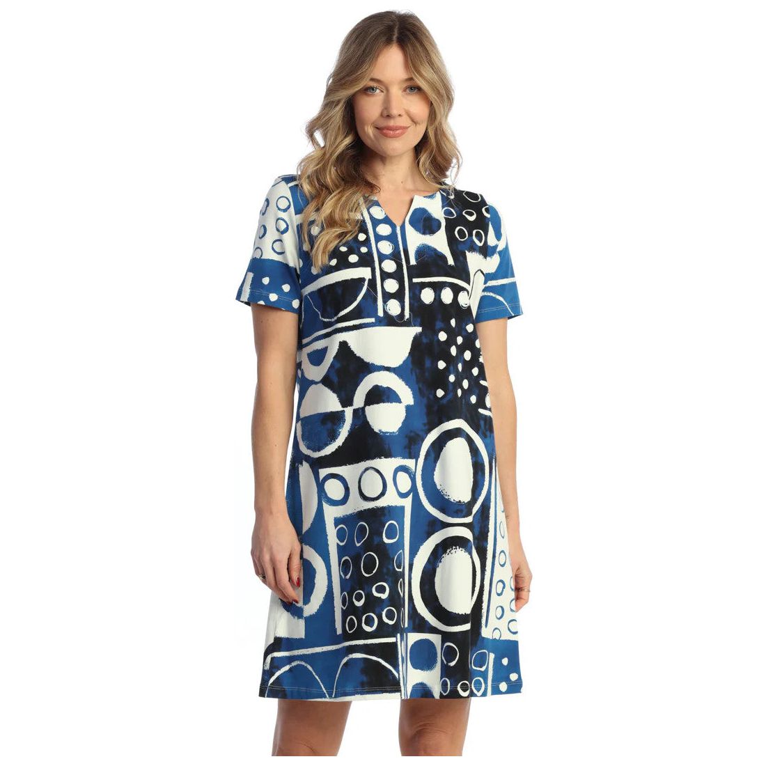 Jess & Jane Dottie Notch Neck Dress