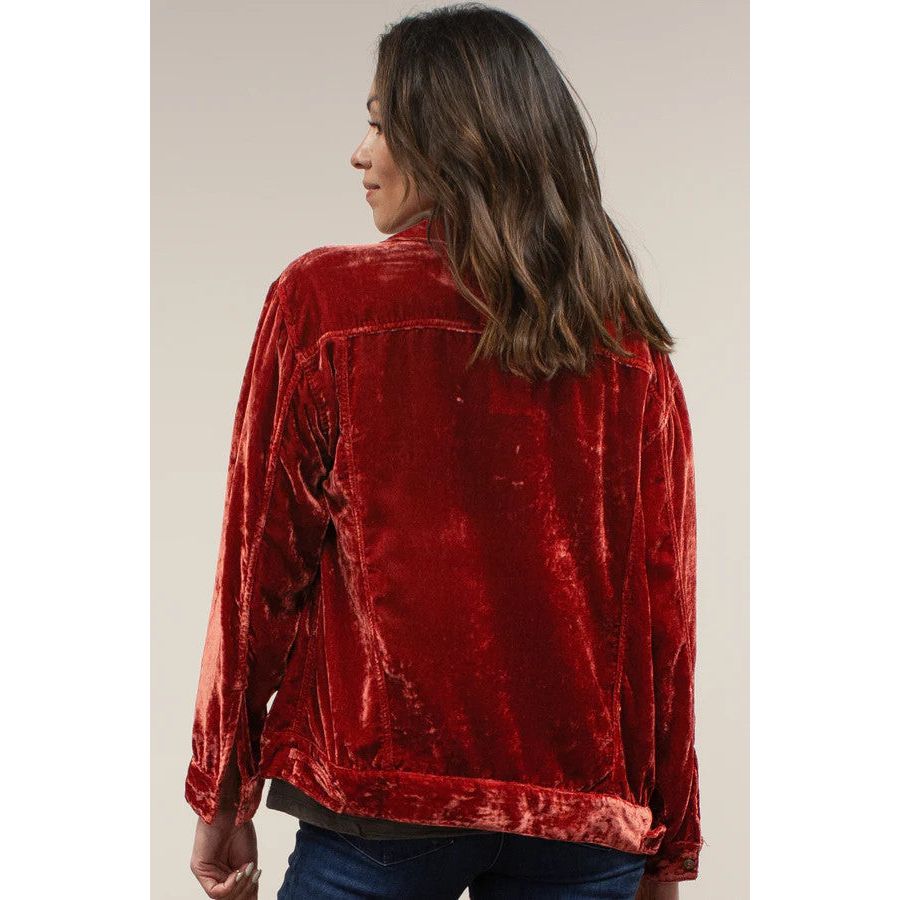 Kyla Seo Rosie Velvet Jean Jacket (3 Colors)