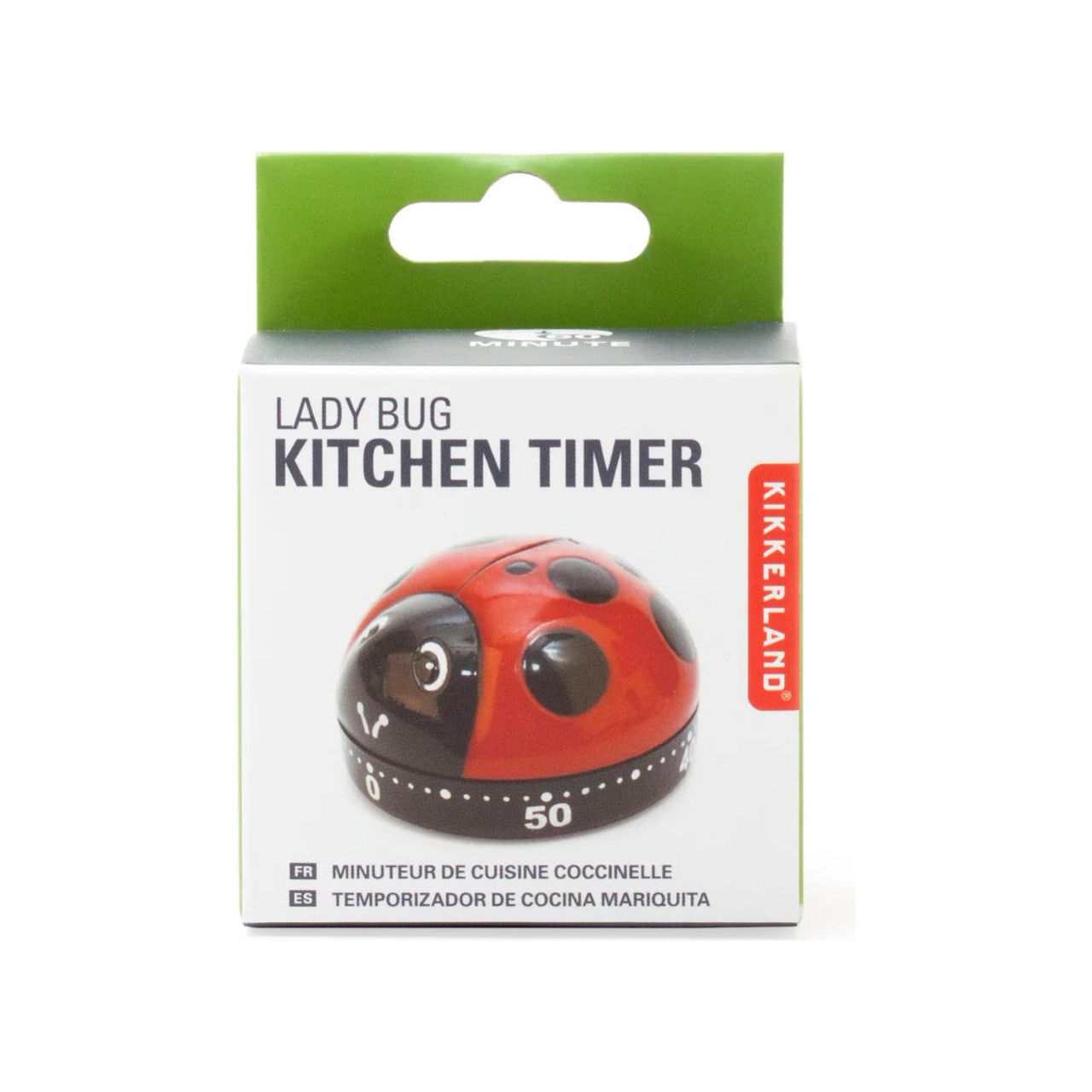 Kikkerland Ladybug Kitchen Timer (KT21)
