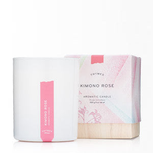 Thymes Kimono Rose Candle 7.5oz