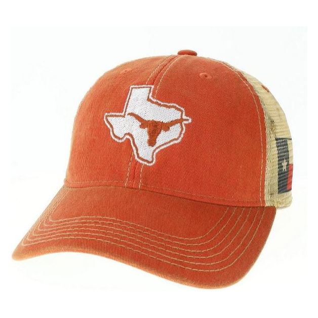 Texas Longhorn Embroidered We Own The State Old Favorite Trucker Cap (1454278) BO/TAN