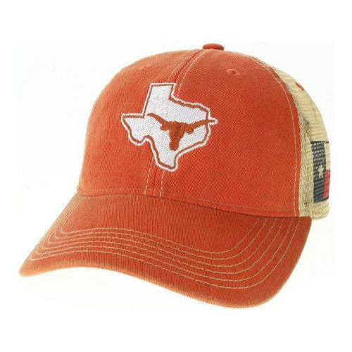 Texas Longhorn Embroidered We Own The State Old Favorite Trucker Cap (1454278) BO/TAN