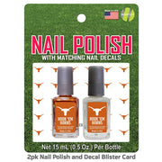Texas Longhorn Nail Polish & Nail Decals Set