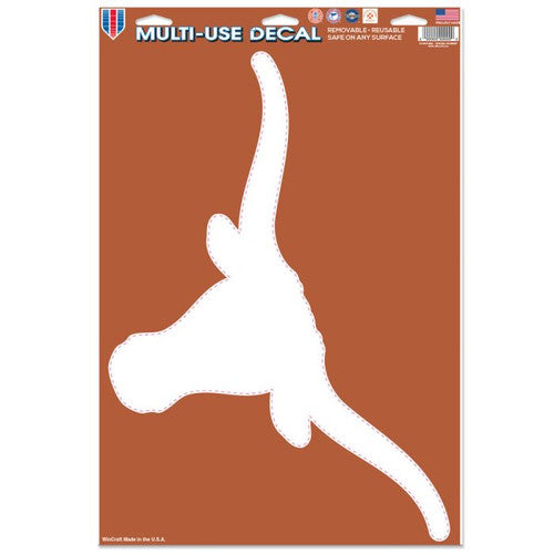 Texas Longhorn 11 x 17 Multi Use Logo Decal (08593323)