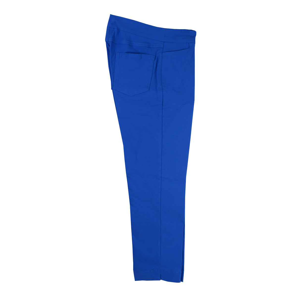 Multiples Pull On Crop Pant (M12713PM)(Electric Blue)