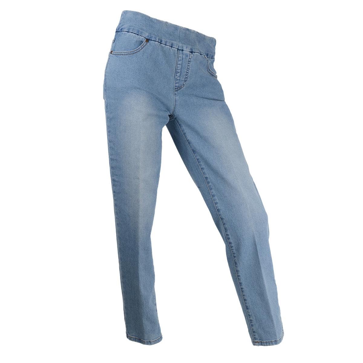 Multiples Pull-On Real Pocket Ankle Jeans (5 Colors) (M13714PM)