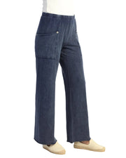 Jess & Jane French Terry Pant  With Patch Pockets (M143)( Two Colors )