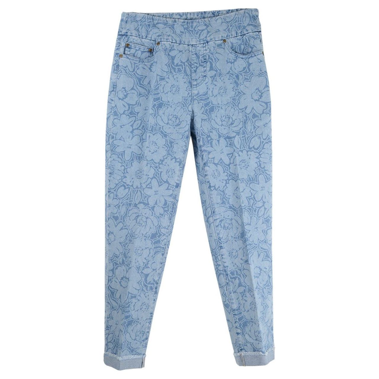 Slimsation Print Ankle Jean (2 Colors) (M14709PM)