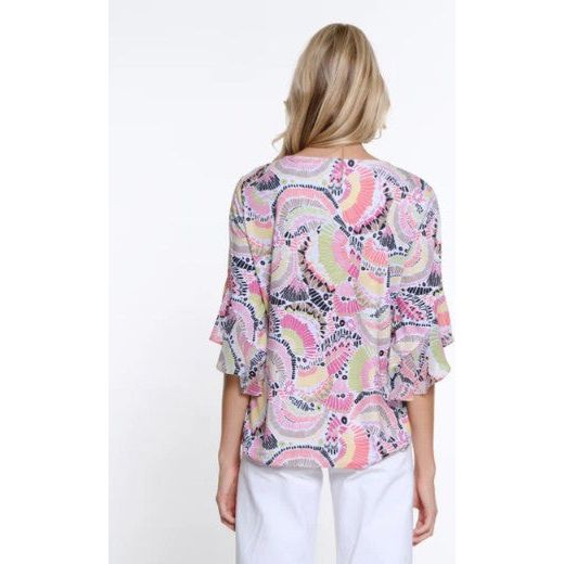 Multiples Petite Flounce Sleeve Scoop Neck Top