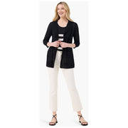Nic & Zoe Featherweight Flyaway Black Cardigan (M241108)