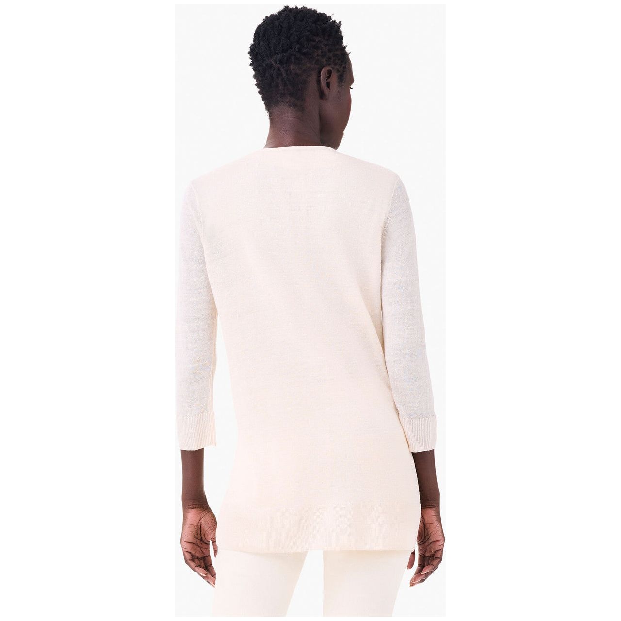 Nic & Zoe Featherweight Flyaway Solid Cardigan (M241108)