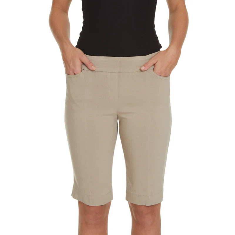 Slimsation Pull On Bermuda Shorts (5 Colors) (M2632W)