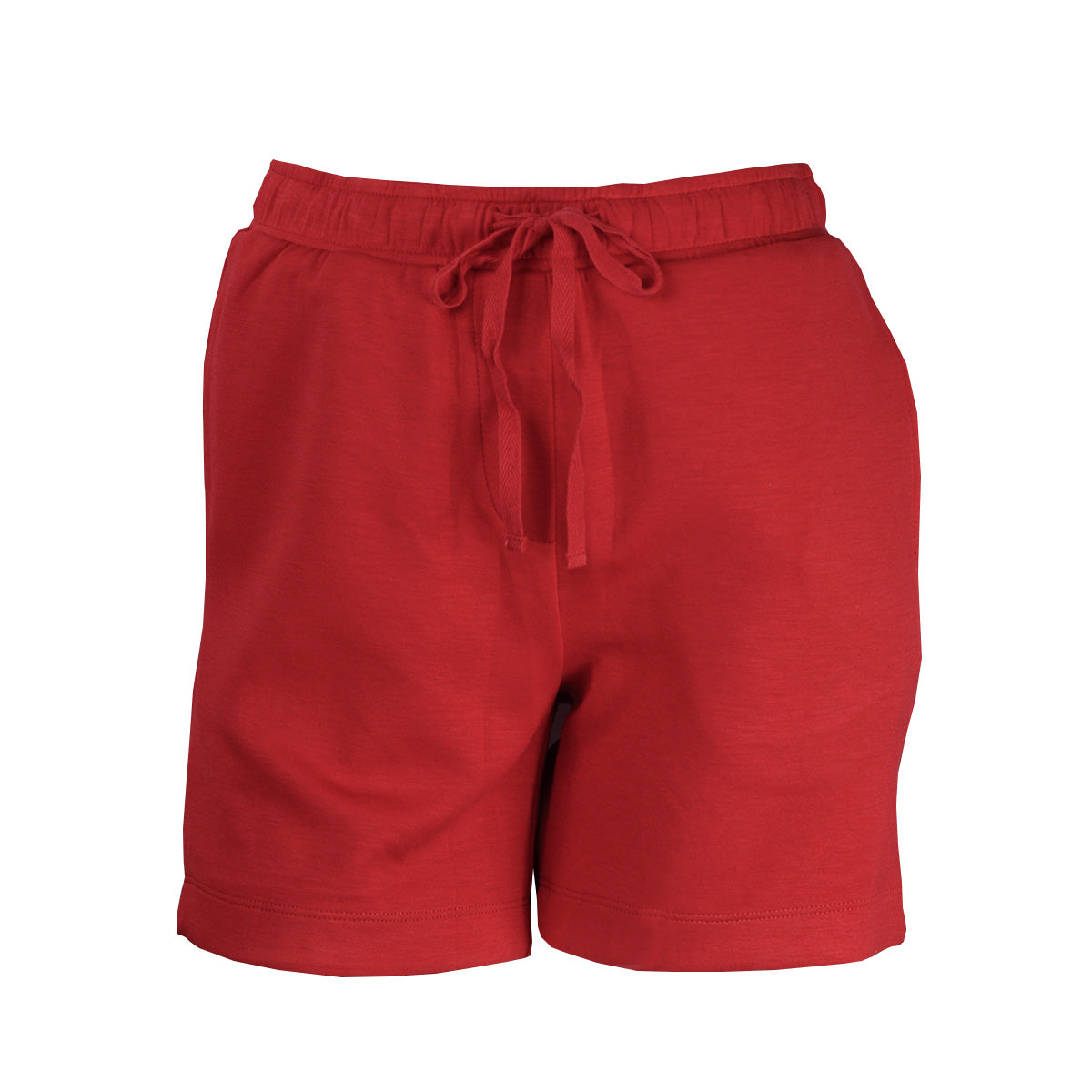 Slim Sation Drawstring Pull On Shorts (M26710WM) (Fiery Red)