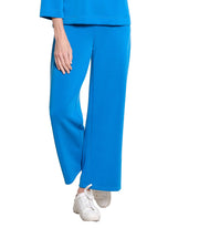 Multiples Wide Band Pull On Wide Leg Ankle Pants (M35713PM) (3 Colors)