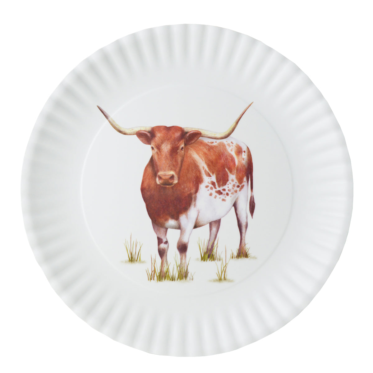 Longhorn Melamine Platter (ME0181)