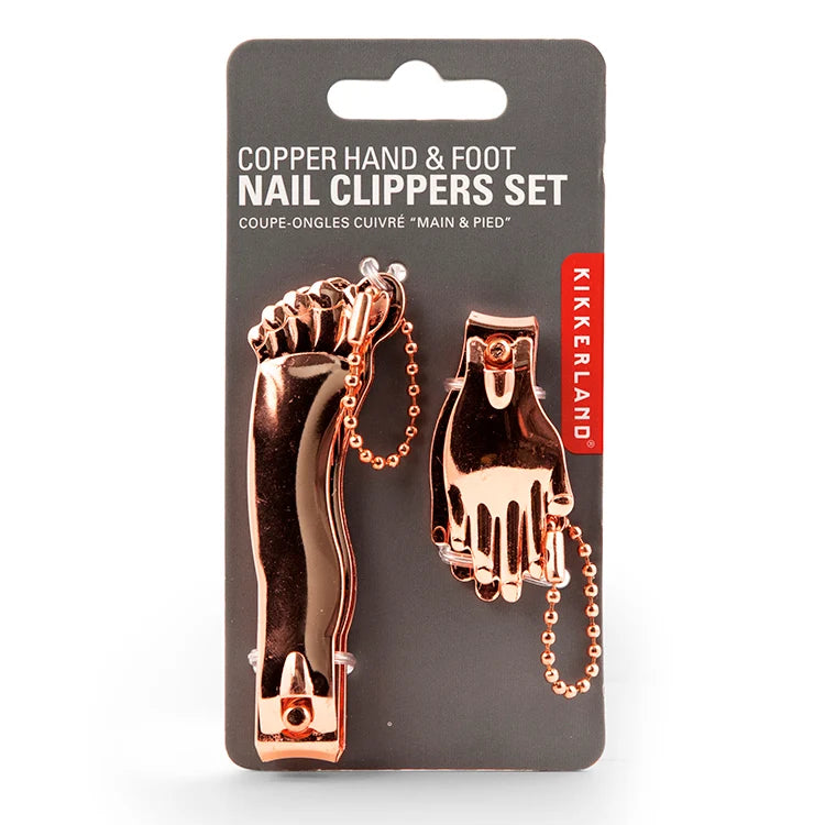 Kikkerland Hand and Foot Clippers-Copper Tone ( MN11CP)