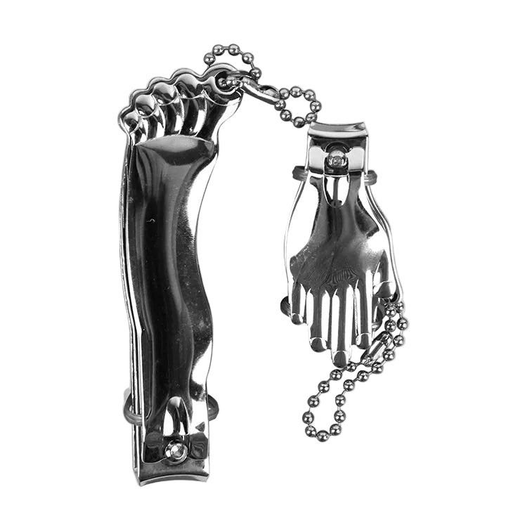 Kikkerland Hand and Foot Clippers-Silver Tone ( MN11C)