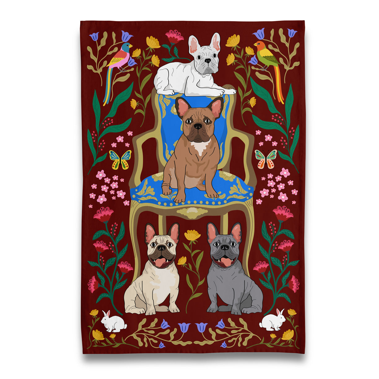 Naked Decor Pardon My Frenchie Tea Towel