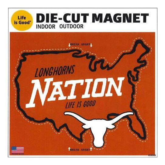 Texas Longhorn Life is Good Magnet (48348)