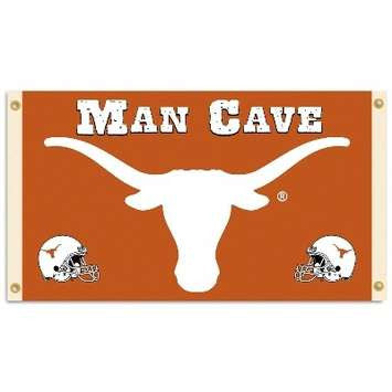 Texas Longhorn Man Cave Flag (3 X 5) 95634