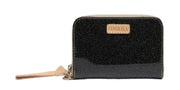 Consuela Mariana Zippy Black Sparkle Wallet