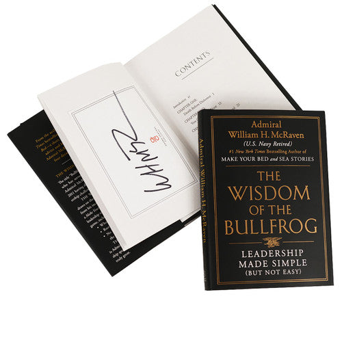 The Wisdom of the Bullfrog (Bookplate Signed by Admiral McRaven)