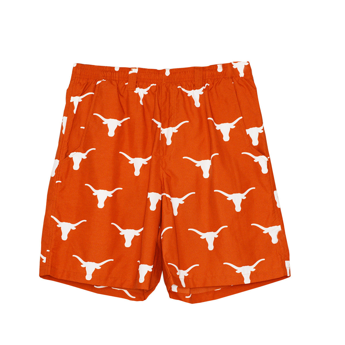 Texas Longhorn Columbia Backcast II Allover Big Logo Print Shorts
