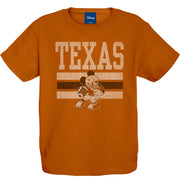 Texas Longhorn Youth Fine Mickey Tee (DIS8401TEXORA) BO