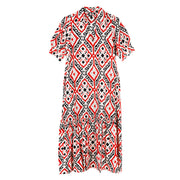 Lior Mika Mosaic Puff sleeve Maxi Dress (Mika-4-Ar)