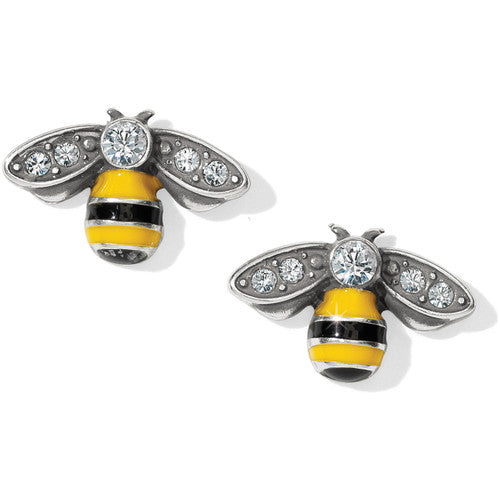 Brighton Bee Happy Mini Post Earrings (J22123)