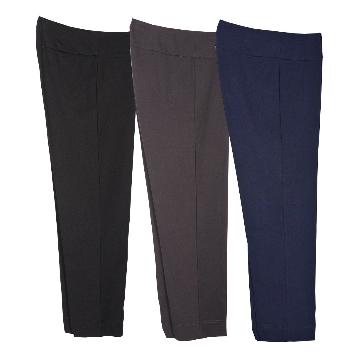 Thin Her Knit Pull-On Ankle Pant (3 Colors) (N00109PM)