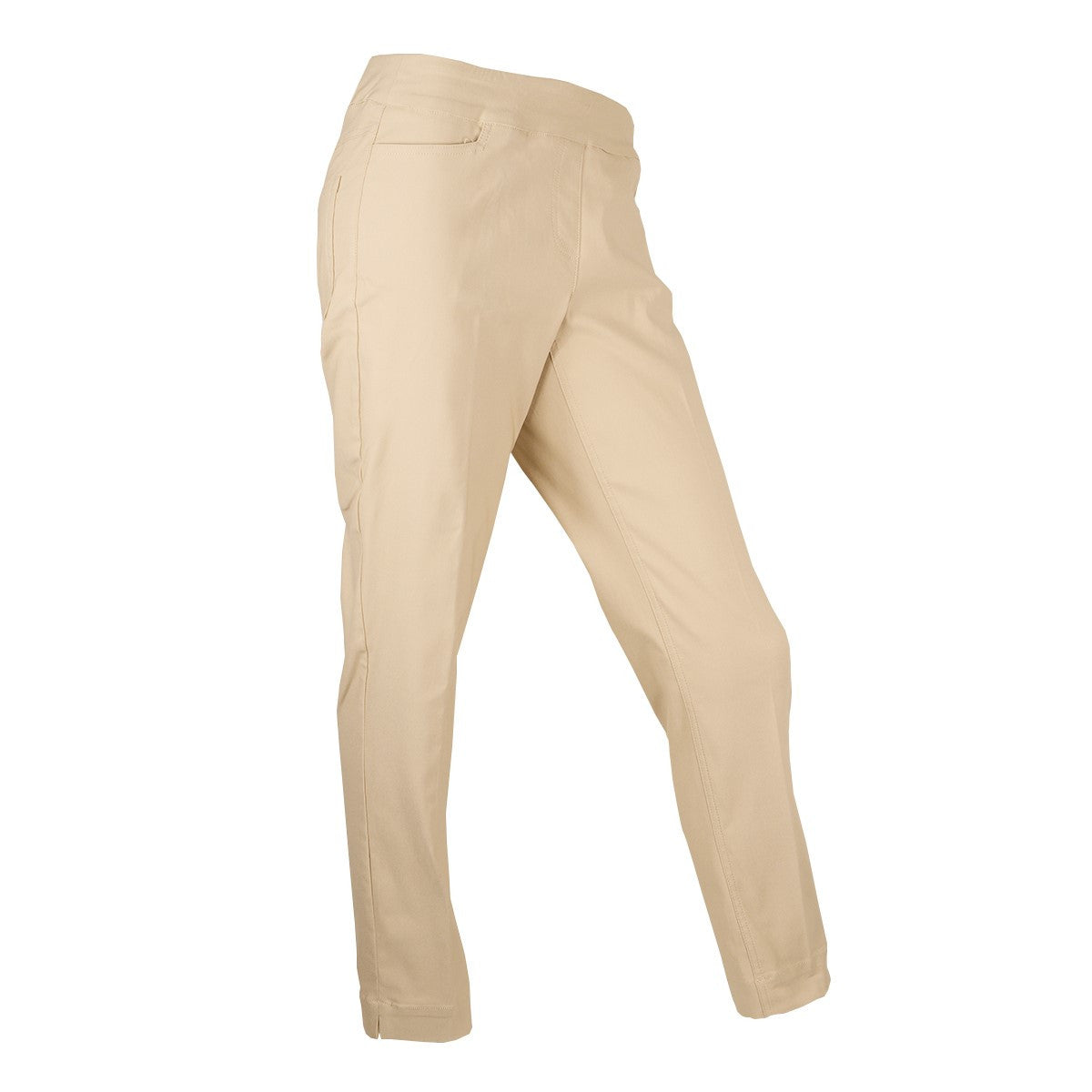 Thin Her Pull-On Real Pocket Ankle Pants (N32207PM) STONE