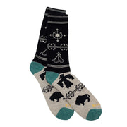 Pendleton Navigator Wool Blend Black Crew Socks