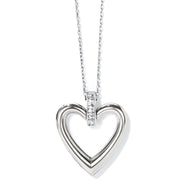 Brighton Spectrum Open Heart Silver Necklace (JM3671)
