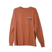 Austin the Hometown Steer ATX Cityscape Long Sleeve Tee (YAM)
