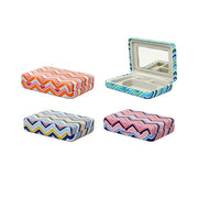 Kikkerland Portable Stripe Jewelry Case (Color Selected at Random) (OR108)