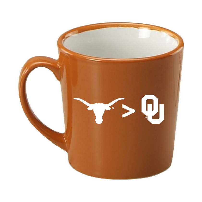 Texas Longhorn UT > OU Mug (4532BO/W)