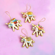 Busby Burro Beaded Ornament (4 Styles) (VI0781)