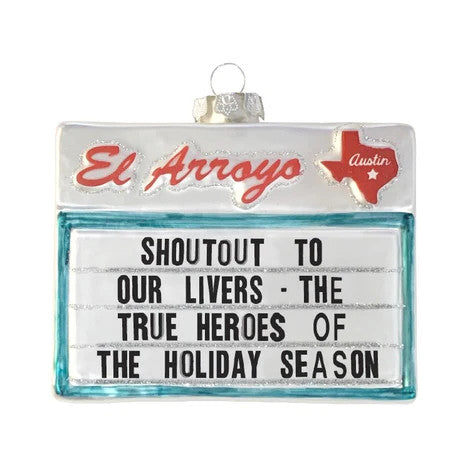El Arroyo Christmas Ornament-Holiday Heros