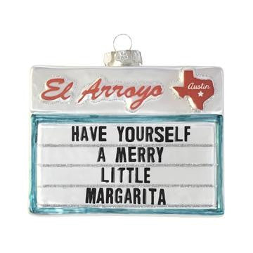 El Arroyo Christmas Ornament-Merry Margarita