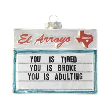 El Arroyo Christmas Ornament-Adulting