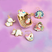 Glass, Velvet, Beaded Lala Land Ornaments (7 Styles) (SI0580)