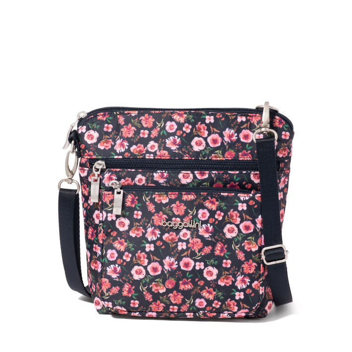 Baggallini Modern Pocket Autumn Peony Crossbody