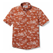 Texas Longhorn Reyn Spooner Tropical Print Performance PUA Button Front Shirt (C541213121-0059) BO