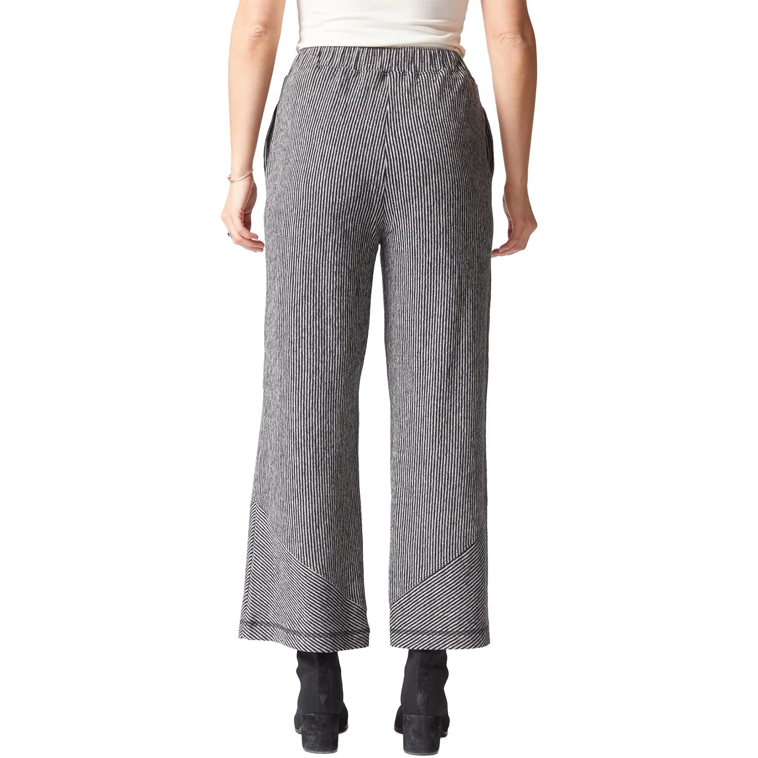 Habitat Pasadena Stripe Veranda Pant (BLK) (21569)