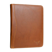 Texas Longhorn Embossed Salt River Leather Portfolio