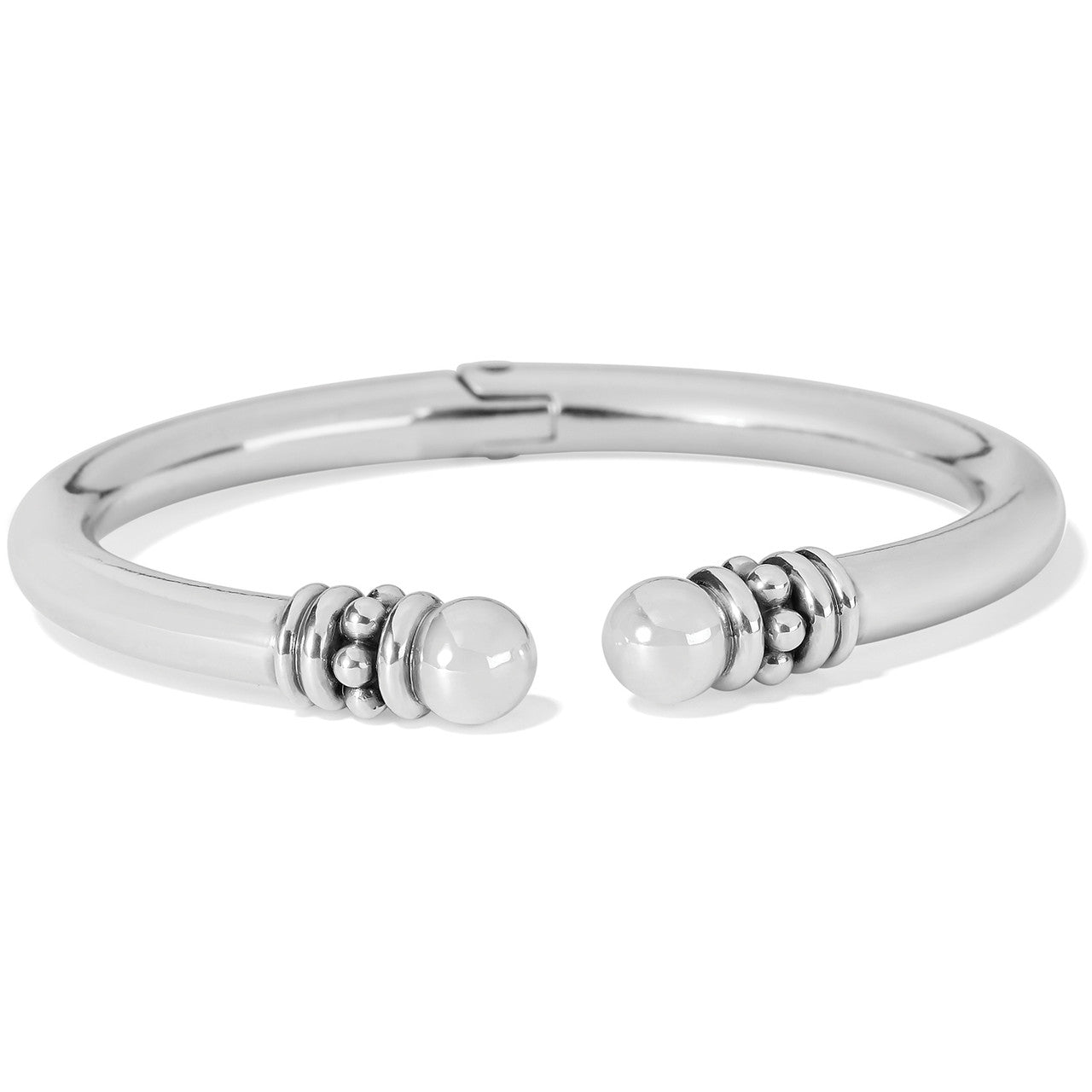 Brighton Pretty Tough Stud Hinged Open Bracelet (JF9720) SLV